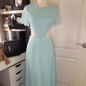 FOREVER21 turquoise dress